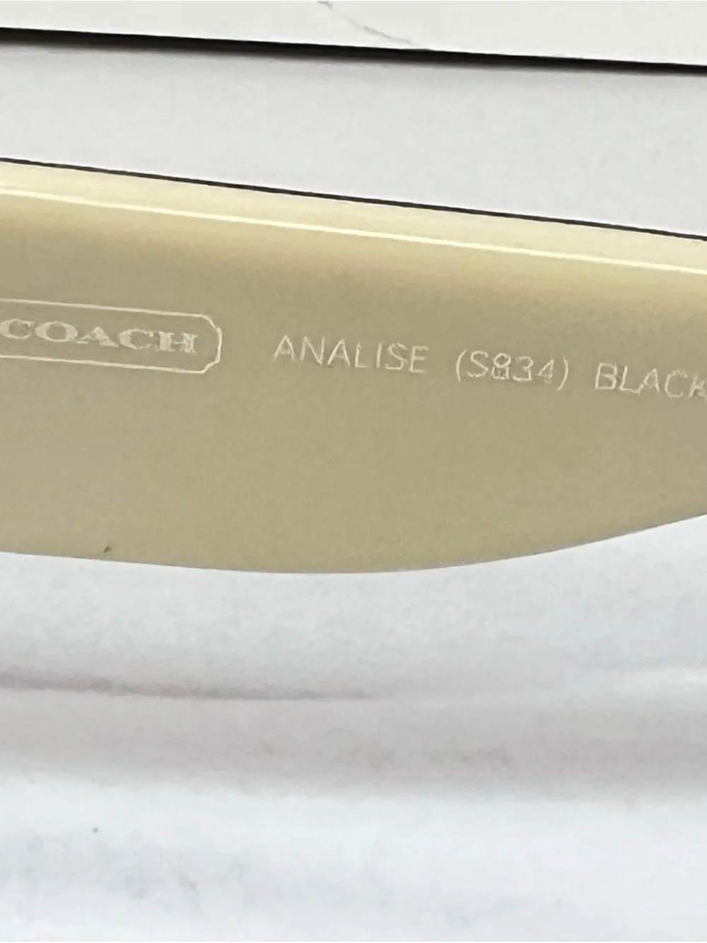 Coach Black & Cream Logo-Print Women's Sunglasses very comfortable